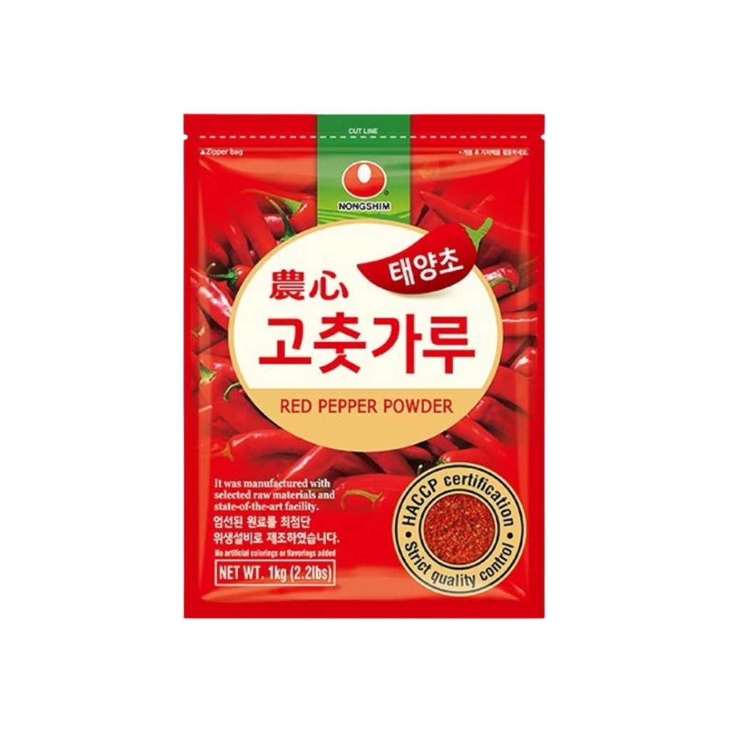 Korėjietiški raudonieji čili pipirai - gochugaru NONGSHIM