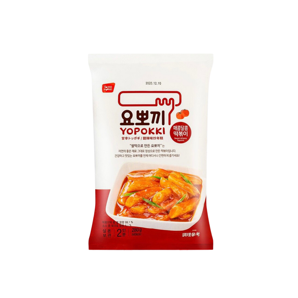 Ryžių virtinukų patiekalas originalaus skonio “Yopokki” | 120 g
