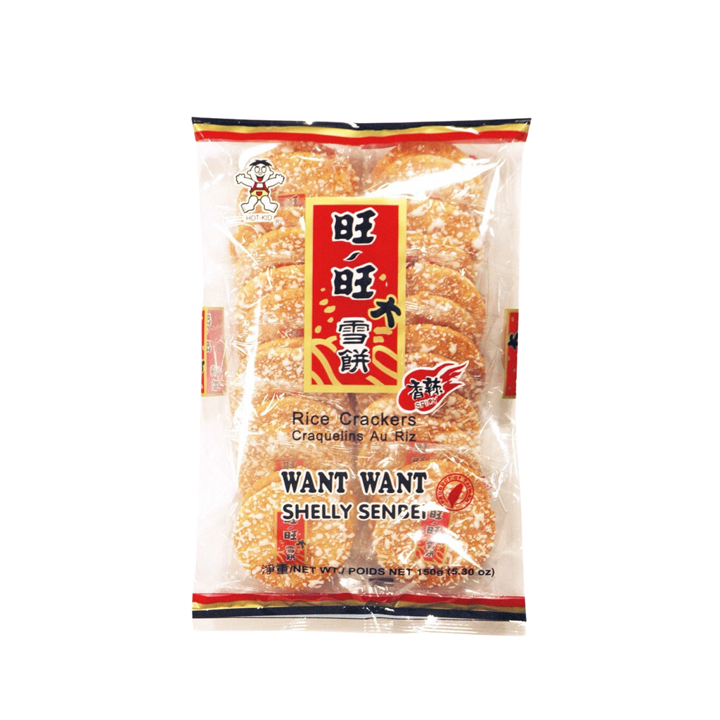 Aštrūs ryžių krekeriai "Want Want" | 150 g