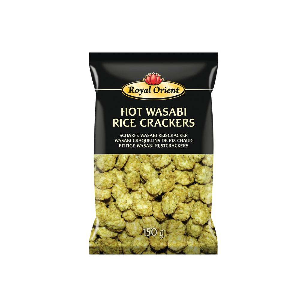 Wasabi skonio ryžių krekeriai "Royal Orient" | 150 g