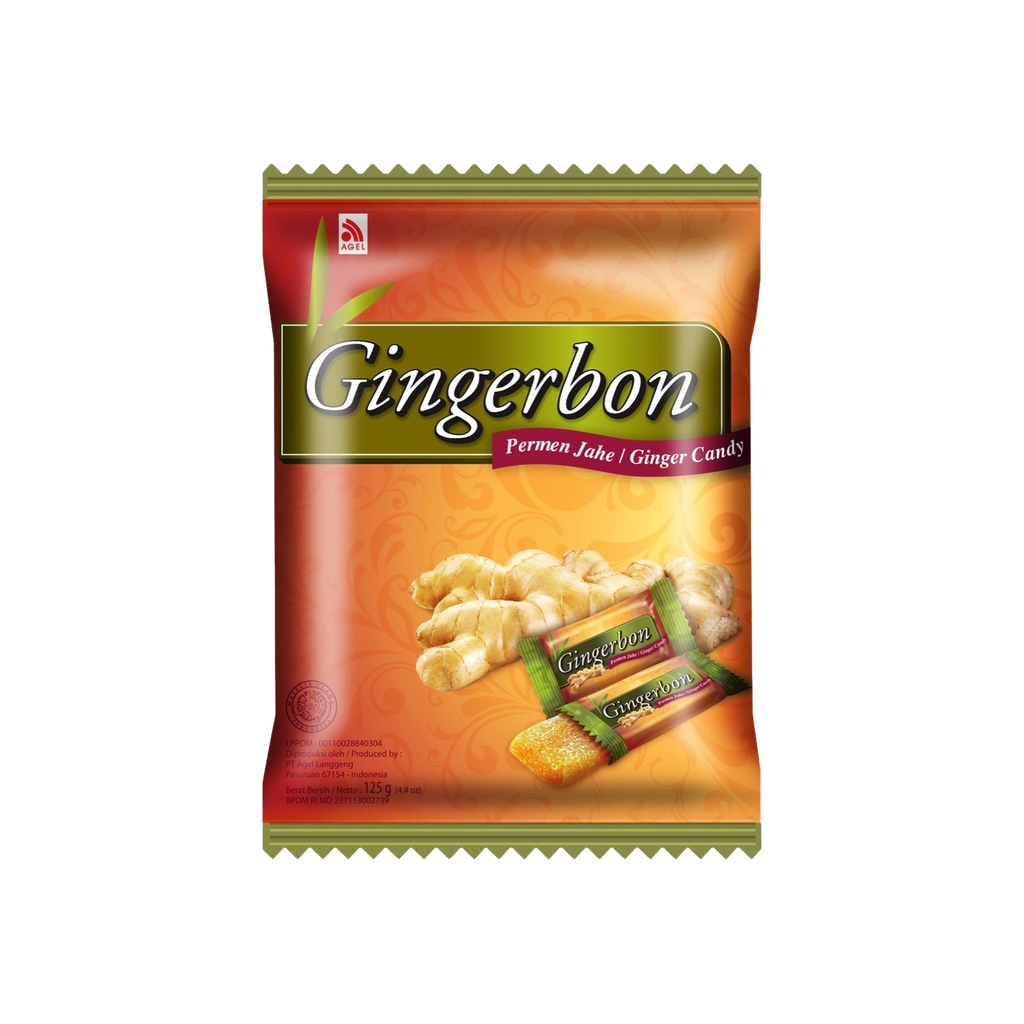 Imbieriniai saldainiukai "Gingerbon" | 125 g